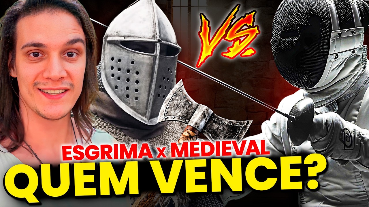 DUELO DE &Eacute;POCAS - ESGRIMA MEDIEVAL X OL&Iacute;MPICA | DOJO DO MERLOTO #014