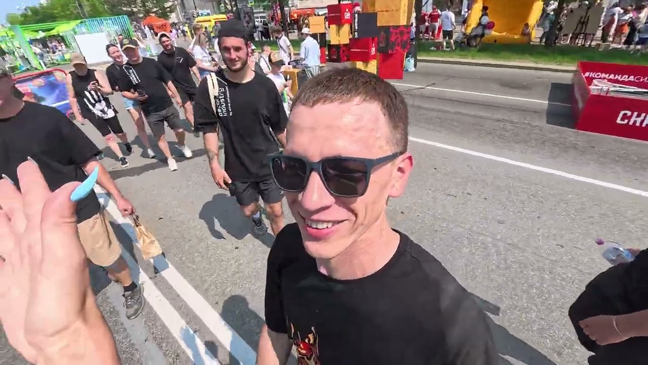 Декорации на день города Хабаровск