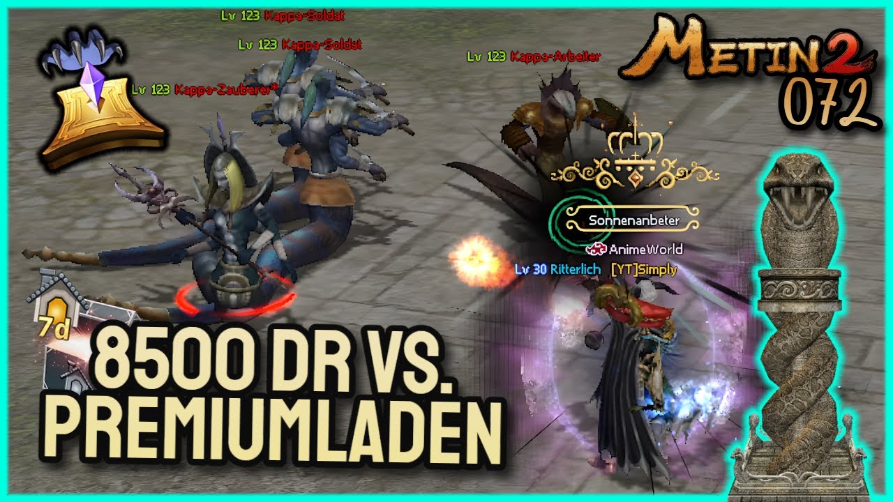 Metin2 DE 🦁 Tigerghost [ #072 ] 🦁 8500 DR vs. Premiumladen Zufallsbox & Autojagd in Schlangenmap?!