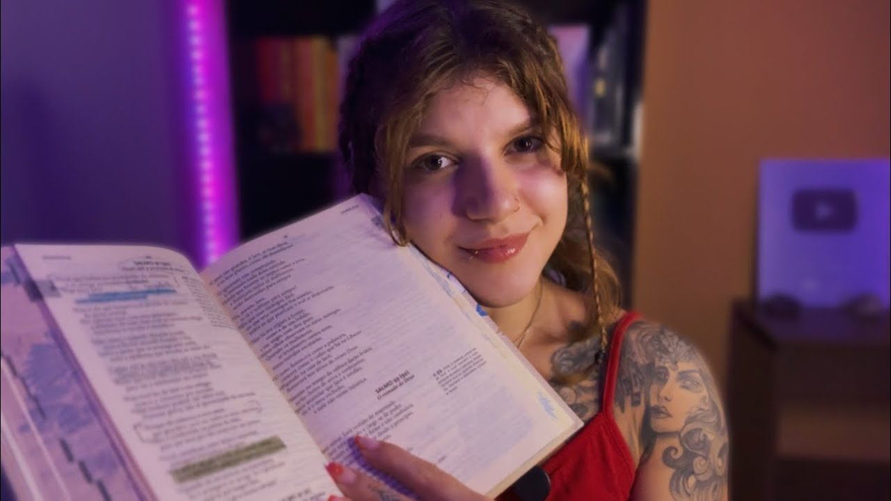 ASMR LEITURA DA BÍBLIA PARA QUEM ESTA PRECISANDO DE APOIO E ESPERANÇA 