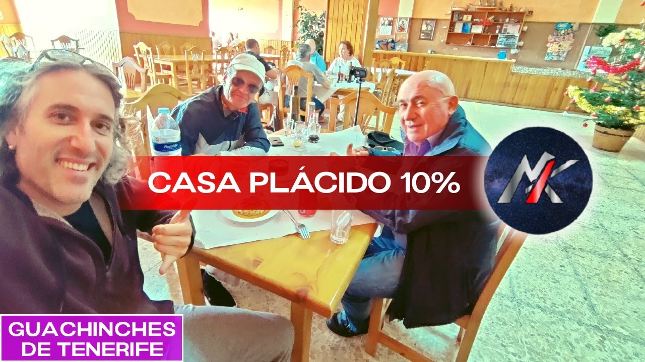 🍽️ El PESCADO FRESCO de CASA PLÁCIDO 10% (ft. Pepe Espada y Martín) 🐟 [Guachinches de Tenerife]