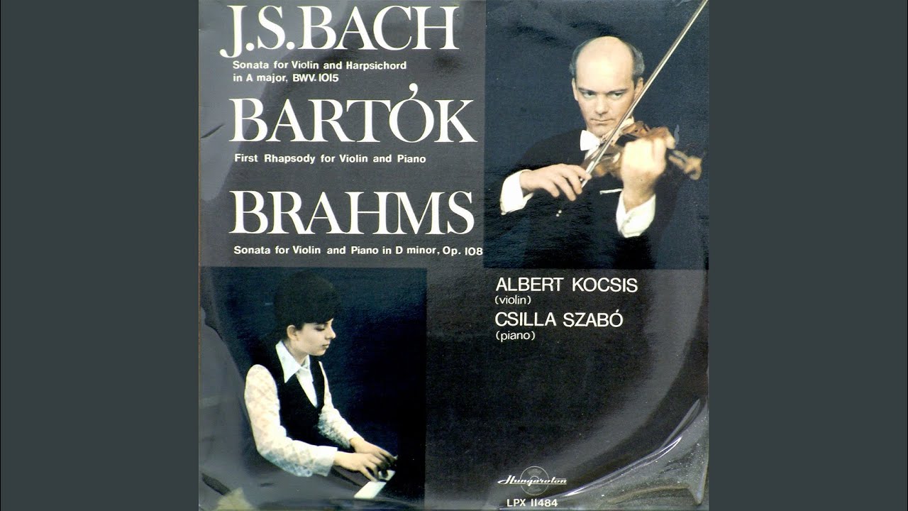 First Rhapsody for Violin and Piano I. Prima parte