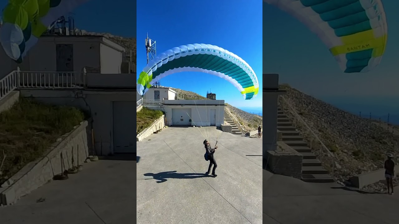 A Good day starts like THIS 💨​🎯 Nova Bantam 12  #speedflying #paragliding #flying #montventoux