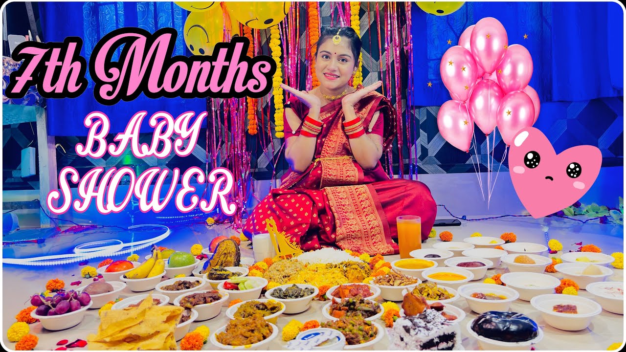 আমার বর নিজের হাতে সাত মাসের সাধ খাওয়ালো🥹☺️ #bengaliviralvideo #babyshower #pregnancy #bengali