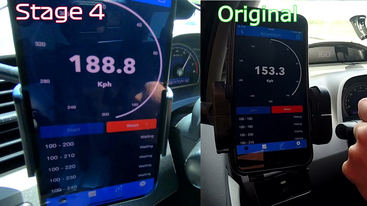 Civic 1.8 Original Vs Stage 4 Rev It Up