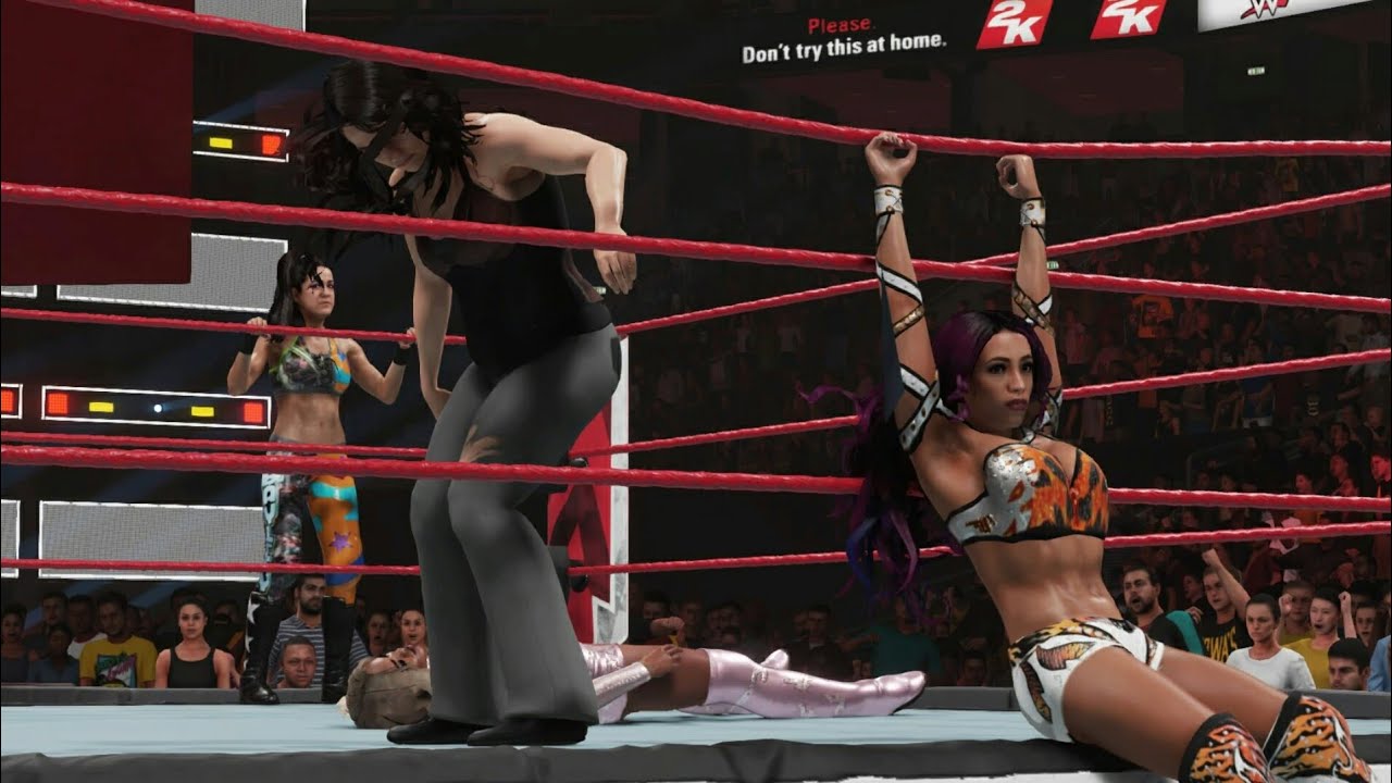 WWE 2K19 - BOSS N HUG CONNECTION VS ALICIA FOX & NIKKI CROSS | RAW