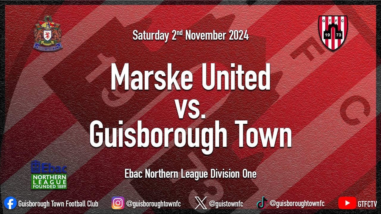 02/11/2024 - Marske United 1-1 Guisborough Town