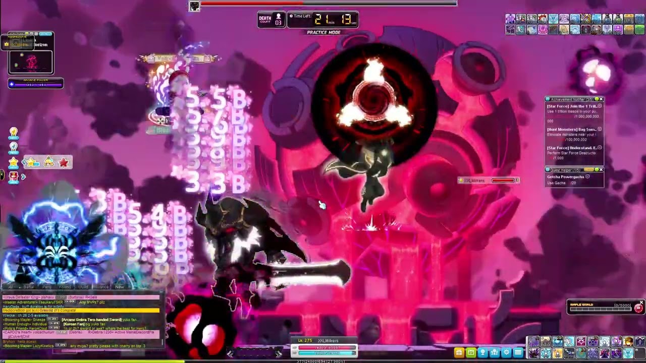 [GMS Reboot] battle mage vs elite bosses (hard)