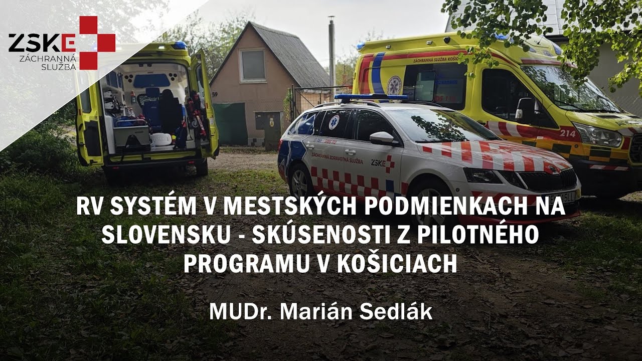 RD 2024 2.blok - Marián Sedlák  - RV systém v mest. podmienkach  - skúsenosti z pilot. programu v KE