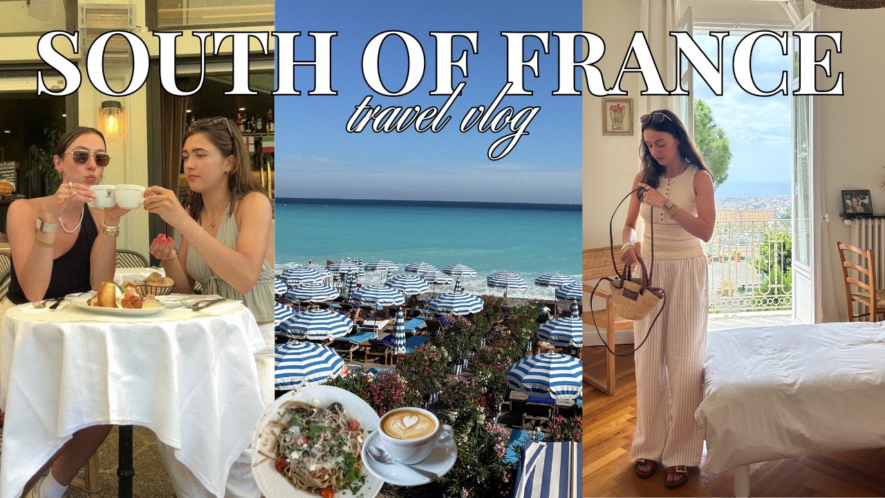 south of france travel vlog: a few days in Nice, Antibes + exploring the Cote D'Azur!!
