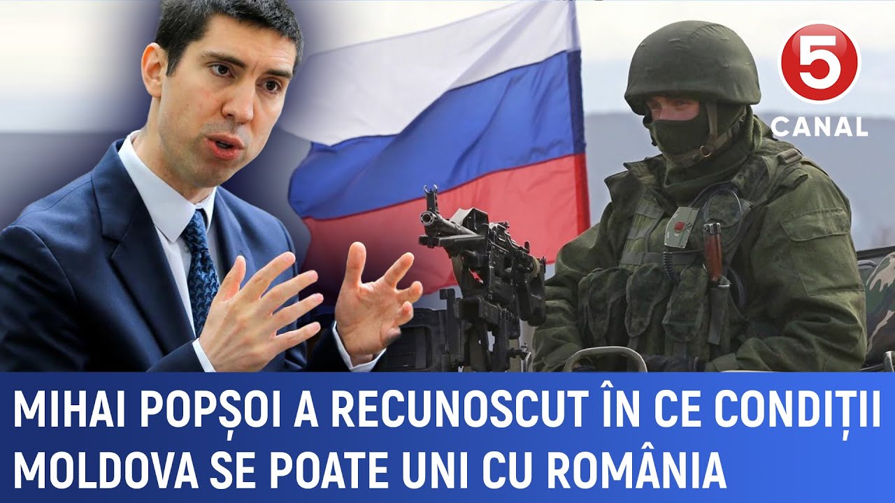 Mihai Popșoi a recunoscut în ce condiții Moldova se poate uni cu România