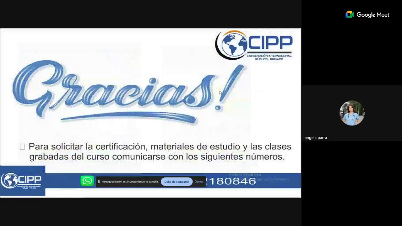 📚SESIÓN : 🛑*MANEJO TERAPÉUTICO Y SEGUIMIENTO CLÍNICO*.🛑