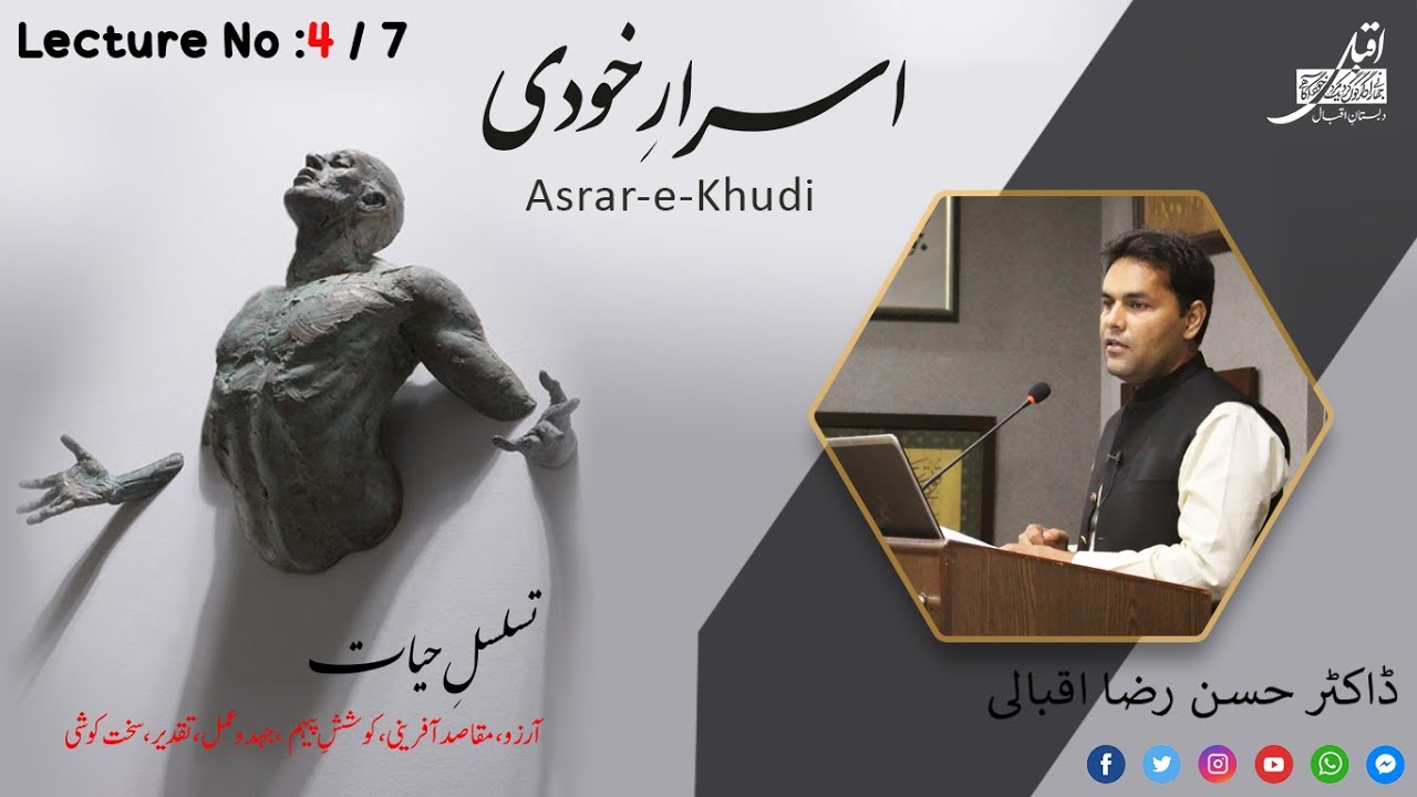 Lecture # 04 - Asrar e Khudi - Dr. Hassan Raza Iqbali