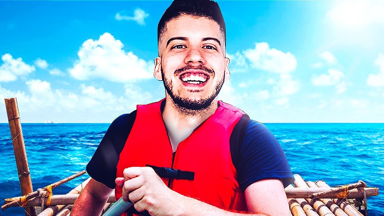 LOST AT SEA w/ MY GIRLFRIEND!! (Raft #1)