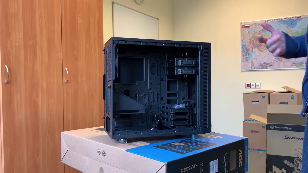 ОНЛАЙН ТРЕЙД.РУ Корпус ПК Thermaltake Suppressor F31 TG black ATX обзор