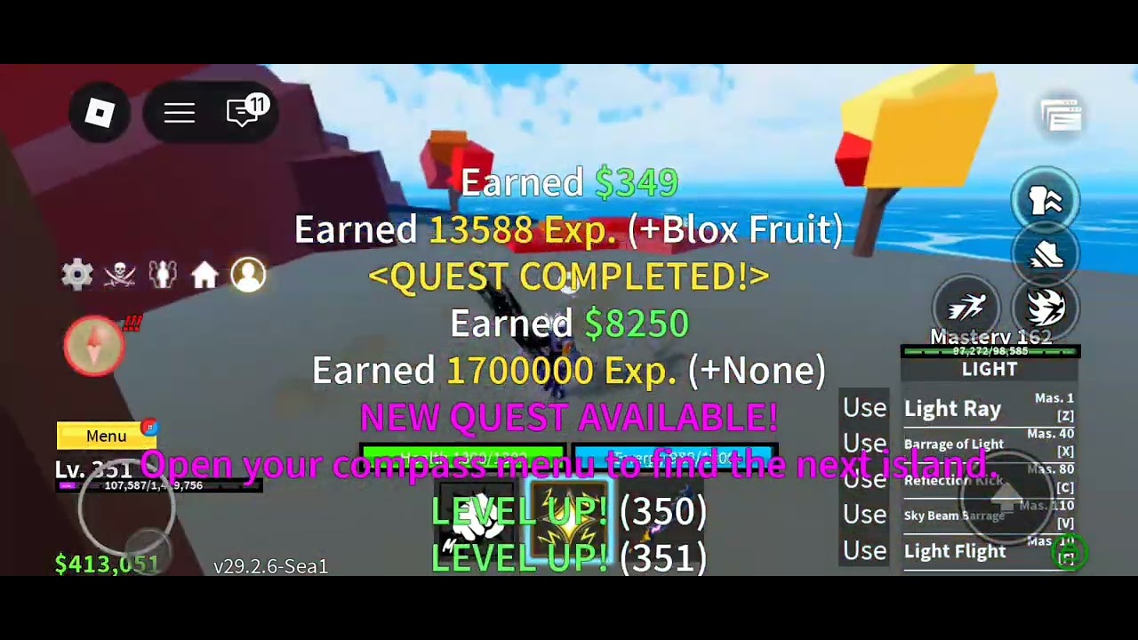 Blox Fruits.  Roblox 