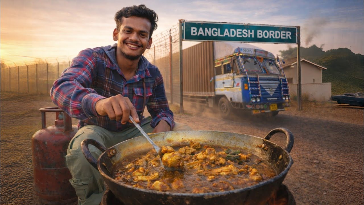 Bangladesh Border Ke Pass Chicken Curry Bana… 😋 Shubhchintak Dar Ke Bhaag Gaya! 🤣
