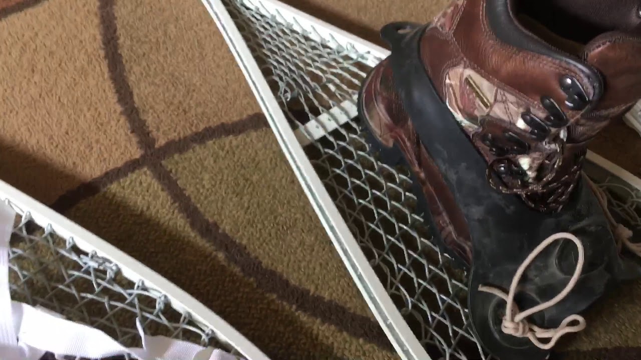 Magnesium snowshoes for elk hunting