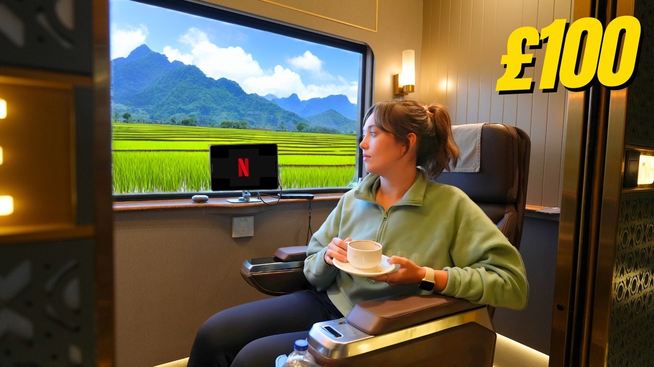 £100 Luxury Compartment Train in INDONESIA 🇮🇩 (UK & US can't compete)