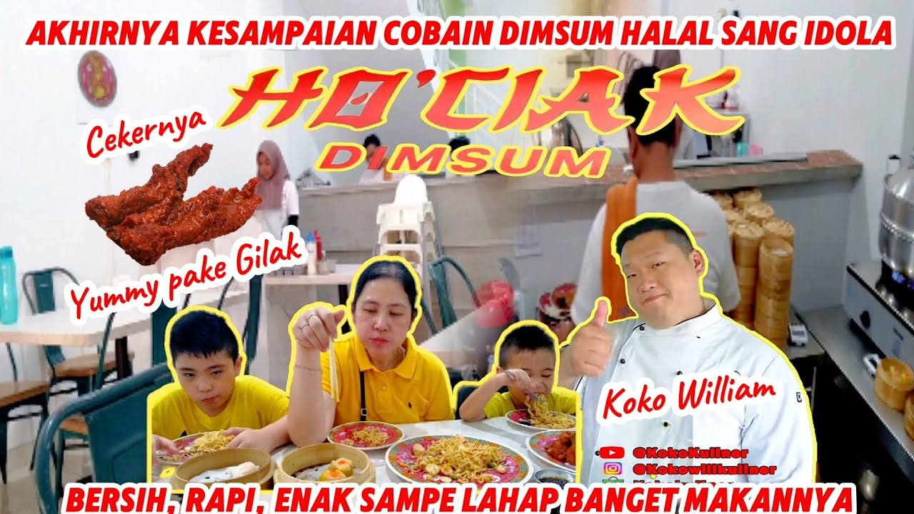 DIMSUM HALAL PUNYA KOKO KULINER,DI ATAS EKSPETASI BANGET,HO CIAK BANGET PUAS BENER, PASTI BALIK LAGI