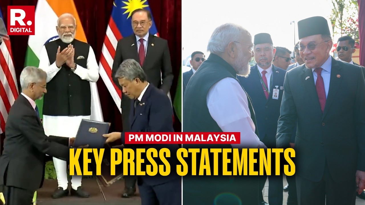 India-Malaysia Strengthen Ties In Counter-Terrorism & Maritime Security | PM Modi's Key Statements