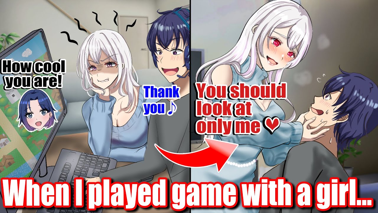 【Manga】Ignored my girlfriend and played games with other women → She became jealous and yandere
