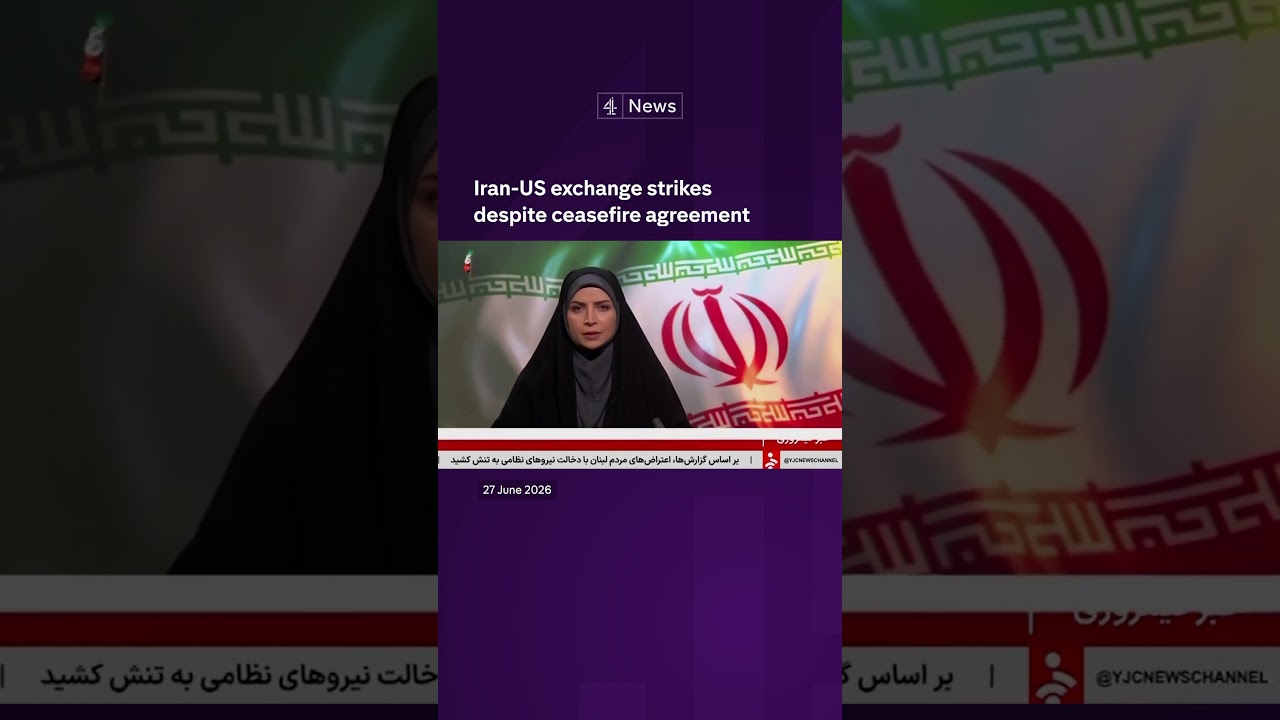 Iran-US exchange strikes despite ceasefire agreement