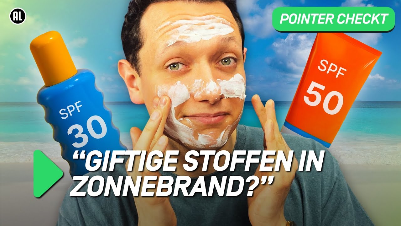 Is zonnebrandcrème SLECHT voor je?! | POINTER CHECKT #35 | NPO 3
