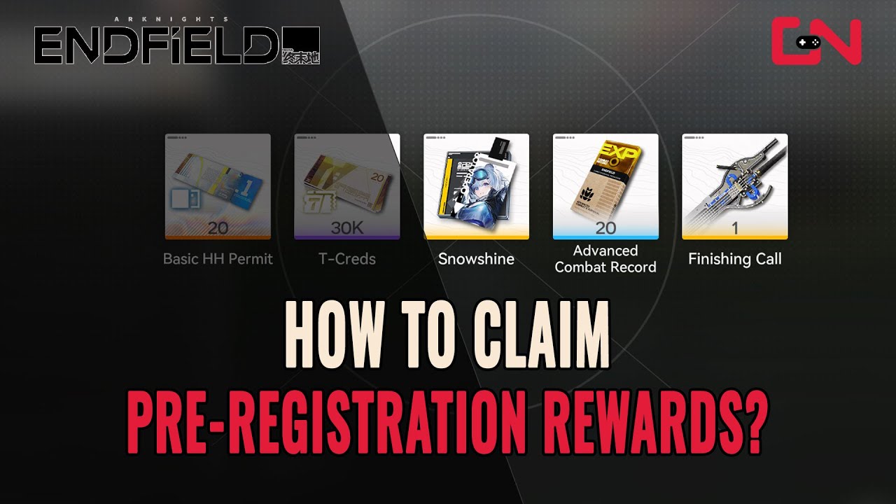 How to Claim Pre-Registration Rewards in Arknights Endfield