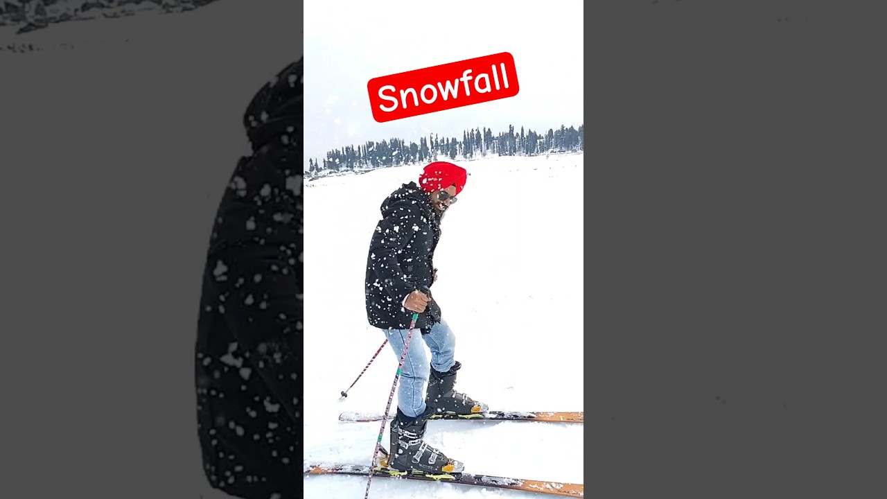 Cham cham chamke sitare ❤️#srinagar #travel #adventuresports #enjoy #love #extremesports #snowfall