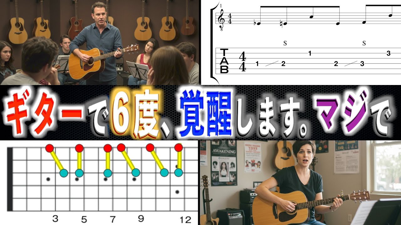 【重宝】ギターで6度、マジで使える。