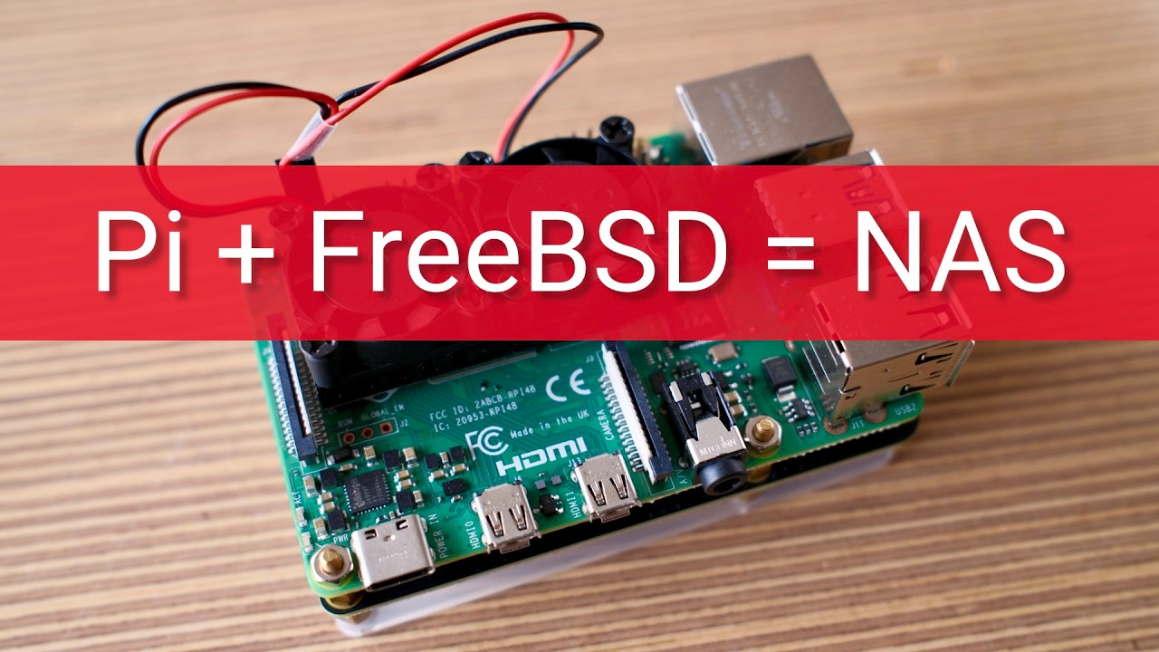 Make a simple NAS with FreeBSD on a Raspberry Pi