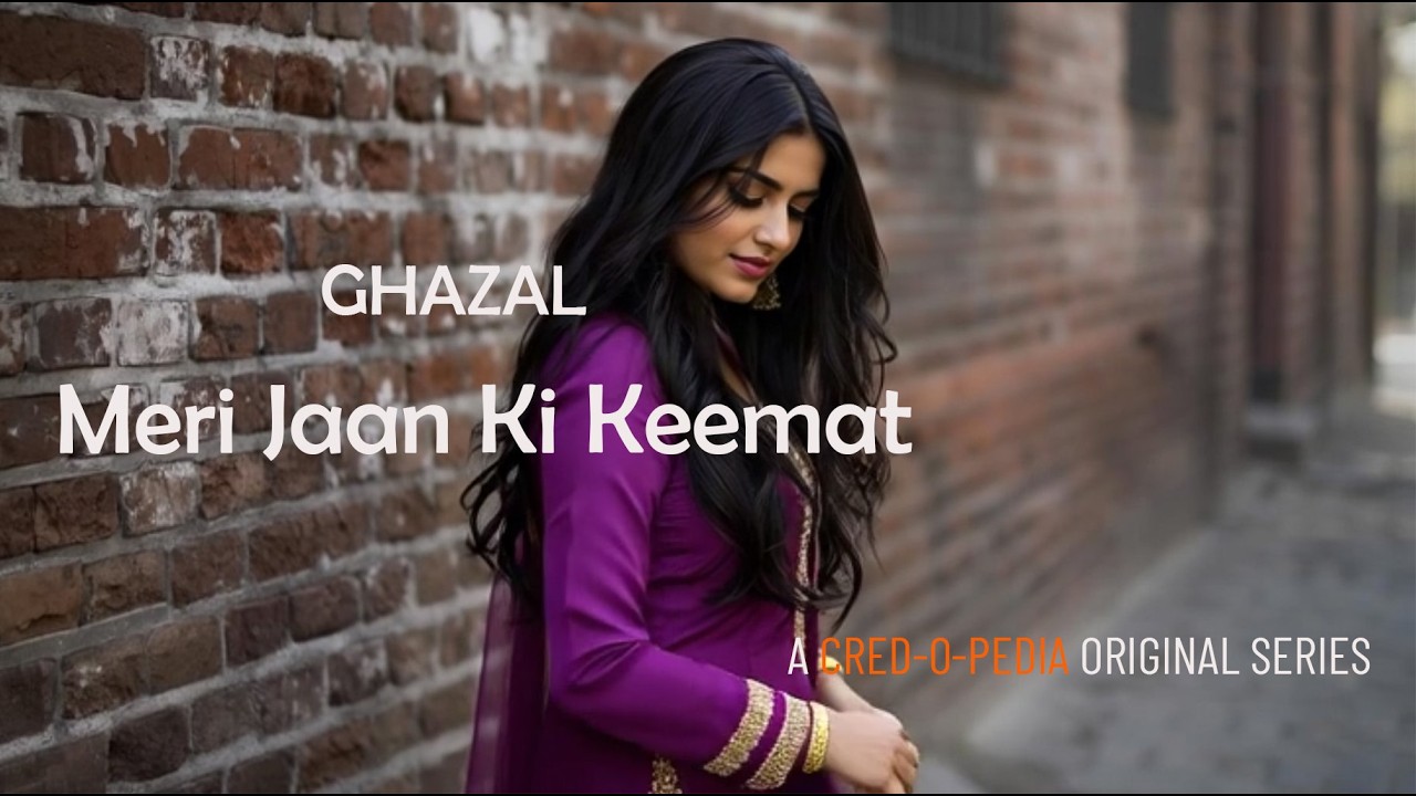 Ghazal - Meri Jaan ki Keemat  | मेरी जान की होगी बहुत कीमत - An Original Cred-O-Pedia Series