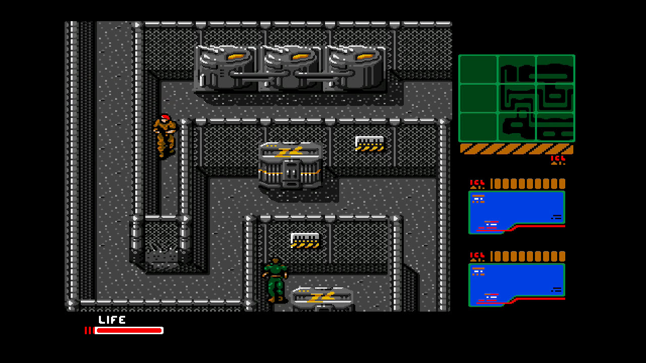 Metal Gear 2: Solid Snake (1990) - MSX2 gameplay on blueMSX emulator