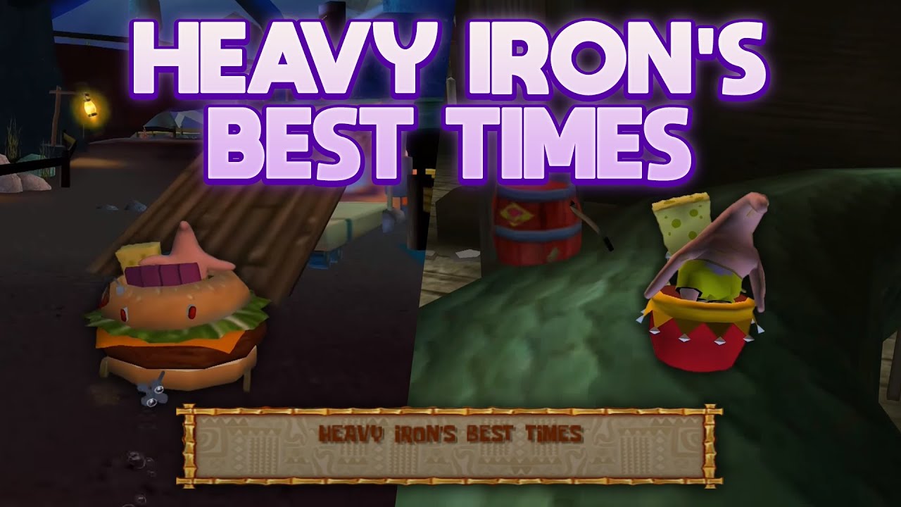Пасхальное яйцо «Лучшие времена Heavy Iron» — игра по фильму «Губка Боб Квадратные Штаны»