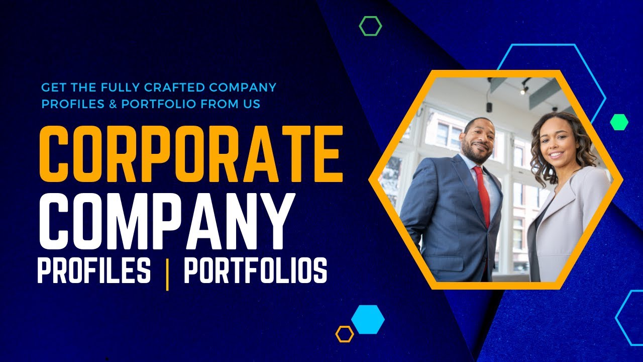 Company Profiles | Company Profile Business Presentation in Red Maroon White Geometric Design