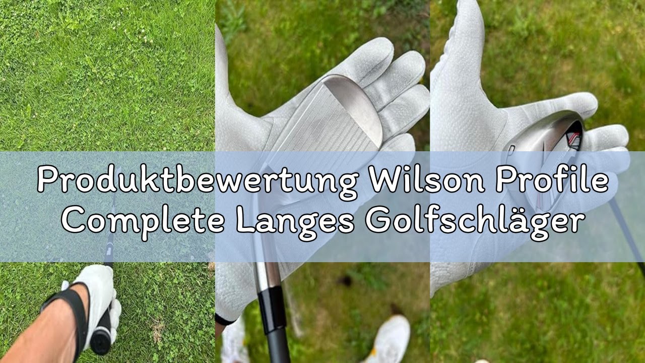 Produktbewertung Wilson Profile Complete Langes Golfschläger-Set, Für Starke Schwünge, Graphit-Konst