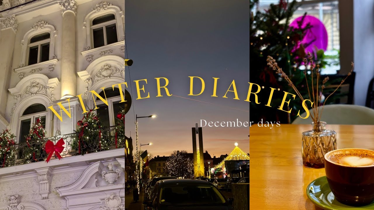 December vlog | cozy days inside and christmas activities ☃️🍵