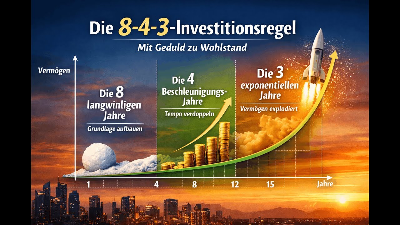 Die 8 4 3 Investitionsregel Wie du mit Geduld echten Wohlstand aufbaust