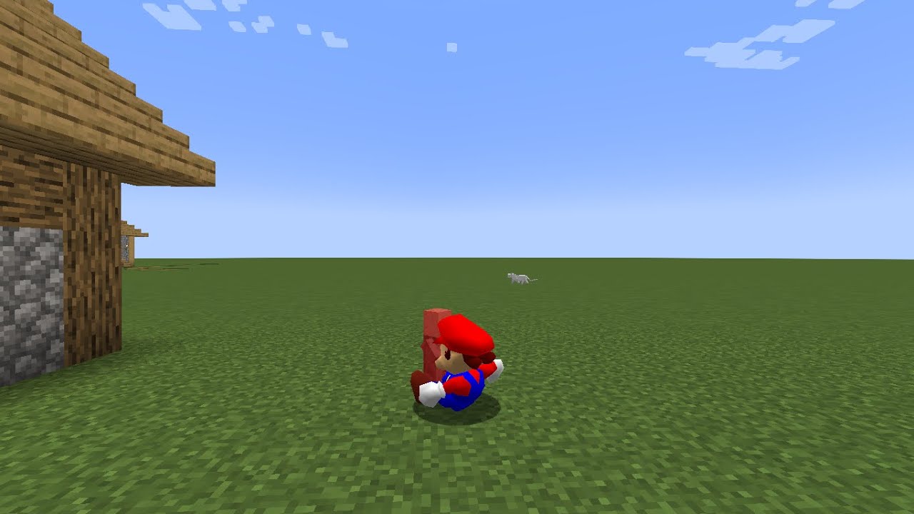 mario kills villagers in minecraft