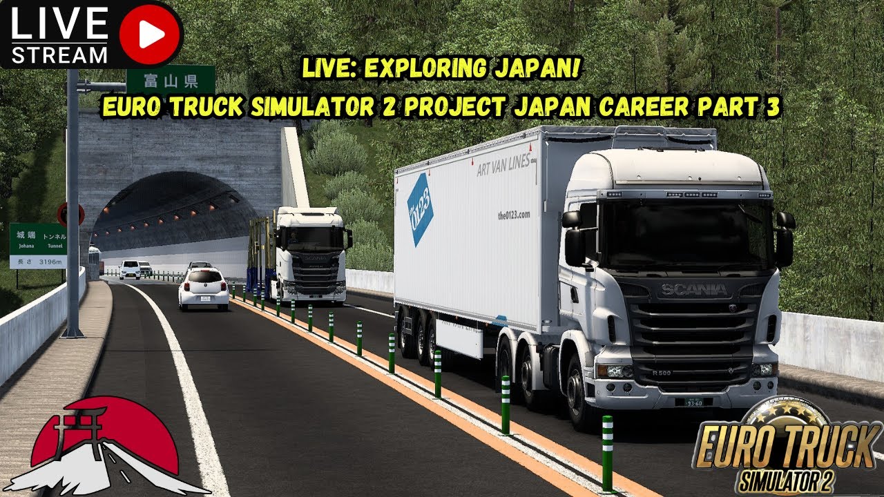 LIVE: Exploring Japan! | Euro Truck Simulator 2 Project Japan Career Part 3