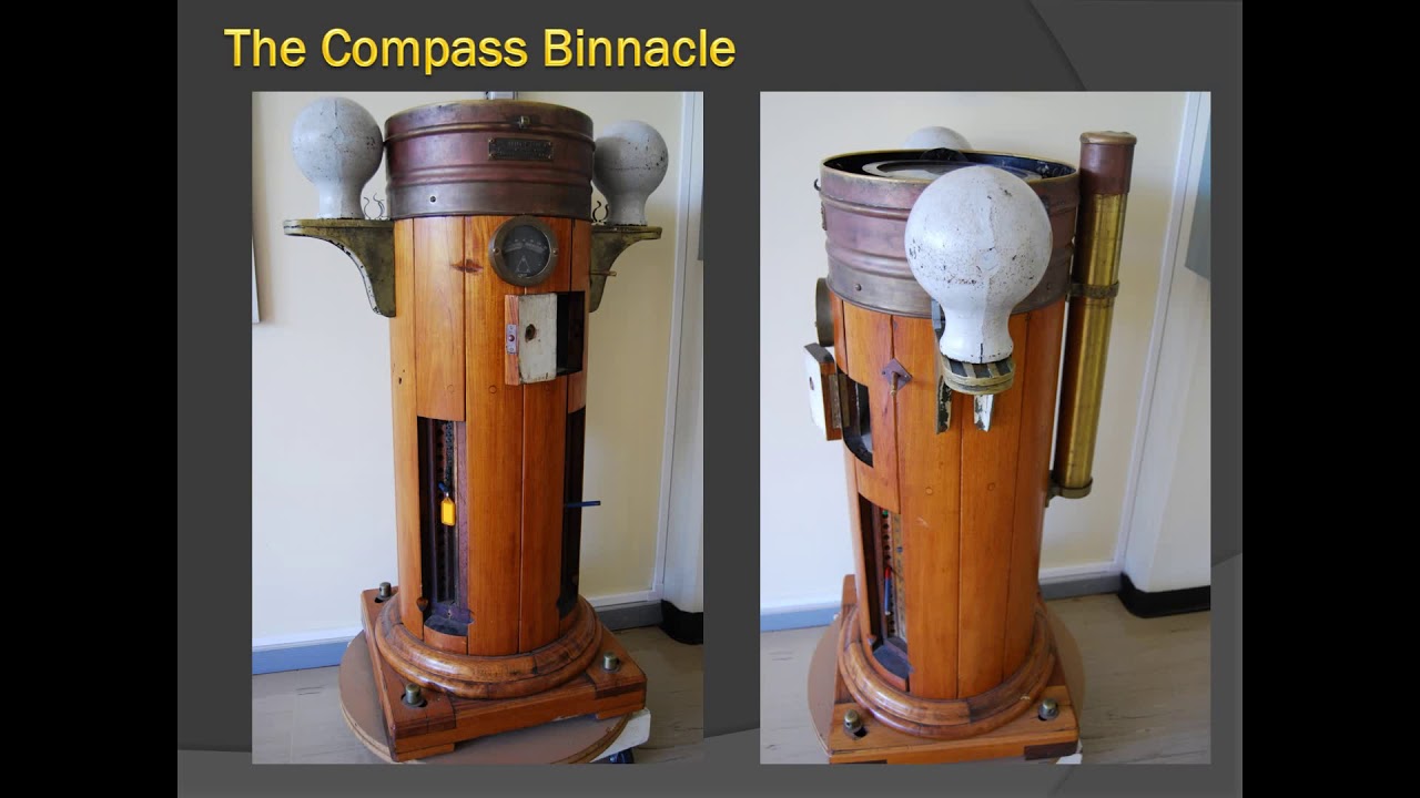 Parts of the ship's Magnetic Compass - Bridge Equipment