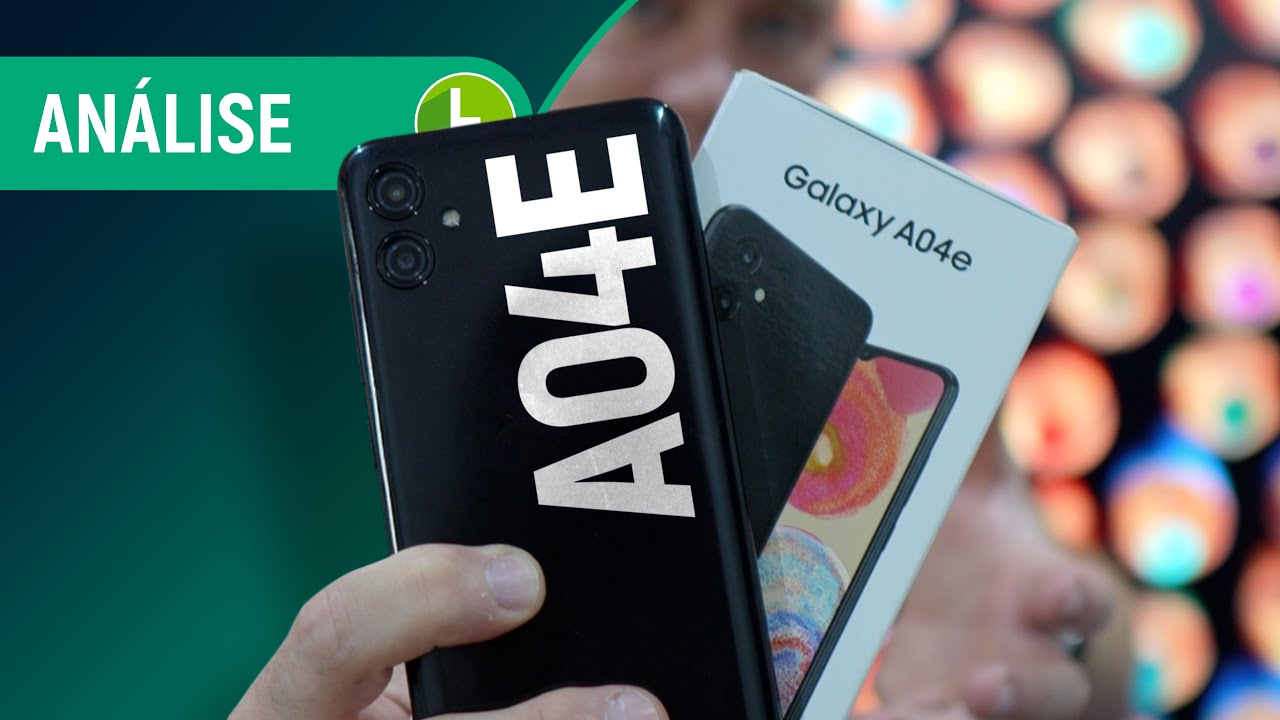 GALAXY A04e: CELULAR BÁSICO BACANA com DESEMPENHO e BATERIA ACIMA dos RIVAIS | Análise / Review