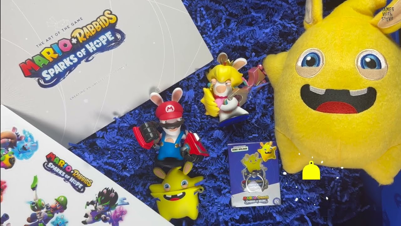 Unboxing - Mario + Rabbids: Sparks of Hope promo gift box from Ubisoft