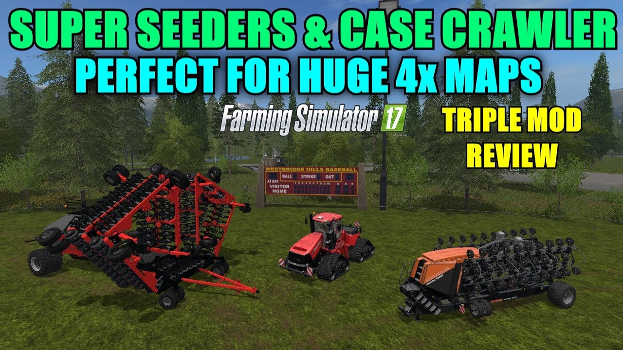 FS17 - Amazone Condor 15001 & Case Crawler 1000 and Case Cart Air Seeder 32 Meter 