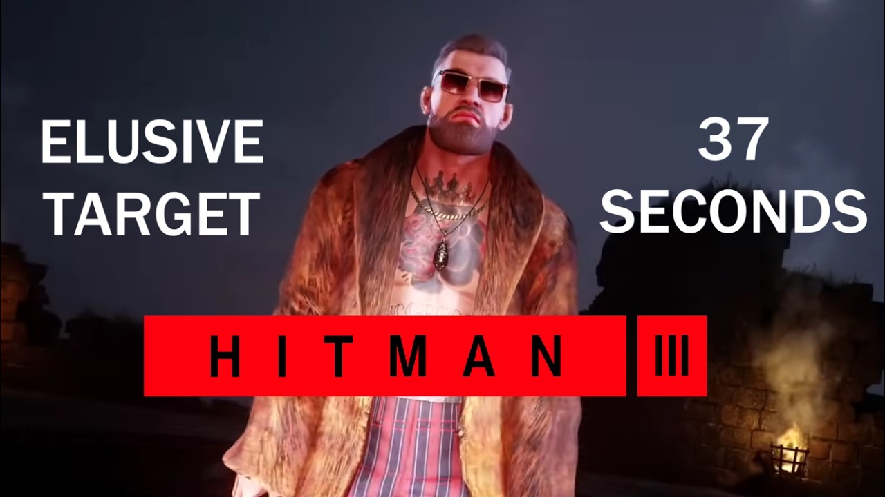 (Beginner Speedrun) Hitman WoA - The Disruptor (Conor McGregor) in 37 seconds