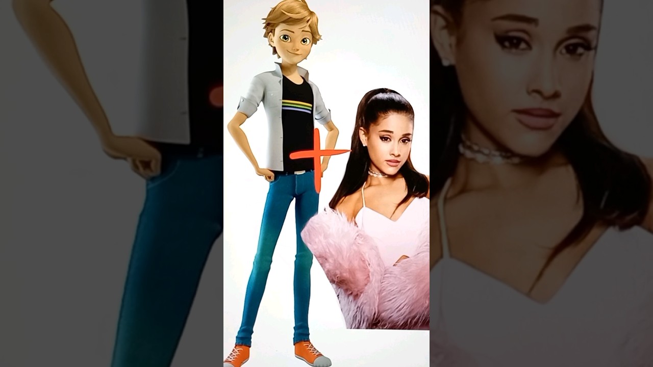 Adrien's Transformation Into Ariana Grande💅 #transformation #digitalart #glowup #art #artist #shorts