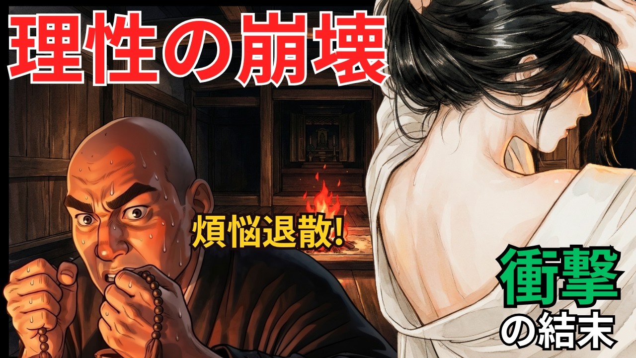 【衝撃】吹雪の夜、美女の誘惑に負けた若き僧侶の末路…