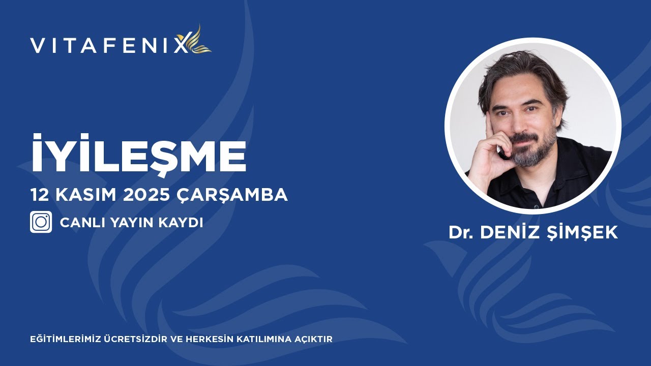 Dr.Deniz Şimşek İyileşme Vitafenix Canlı Yayın #magnezyum #metilasyon #depresyon #b12 #bağırsak