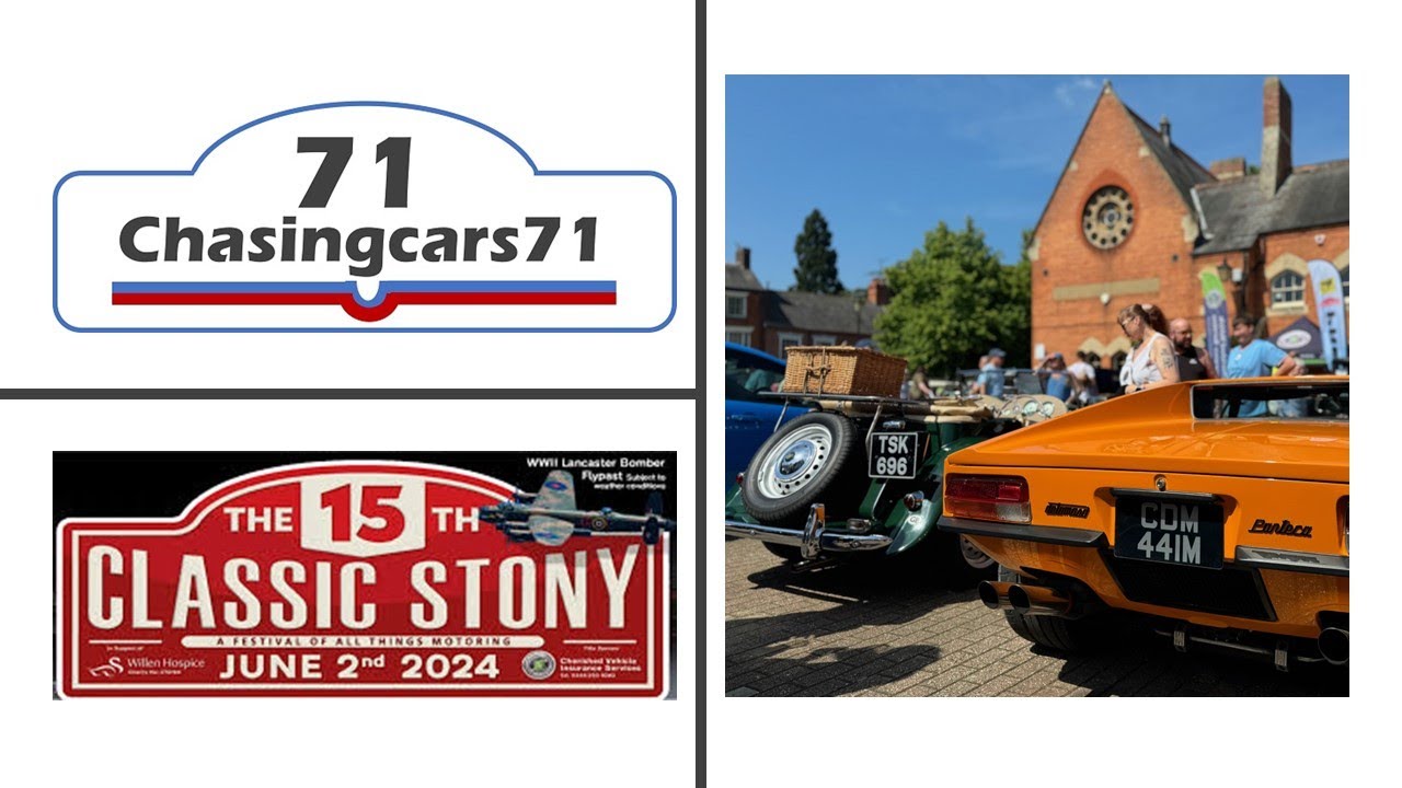 The sun shone for the 15th Classic Stony Car Show held Sunday 2nd June 2024 - Town Cryer included!